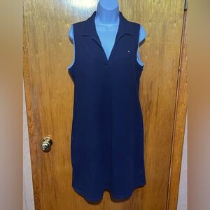 Tommy Hilfiger Vintage Sleeveless Collared Dress Size Large
